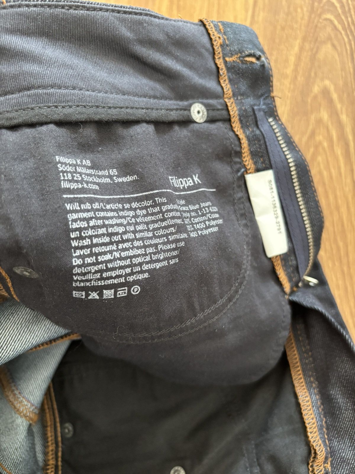 Filippa K Filippa K Dark Blue Straight Jeans Size 26/34 EU 34 Size 26" / US 2 / IT 38 - 5 Thumbnail
