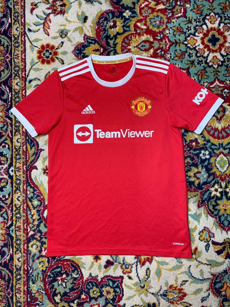 Adidas Manchester United 2021 2022 Home football shirt Size US M / EU 48-50 / 2 - 1 Thumbnail