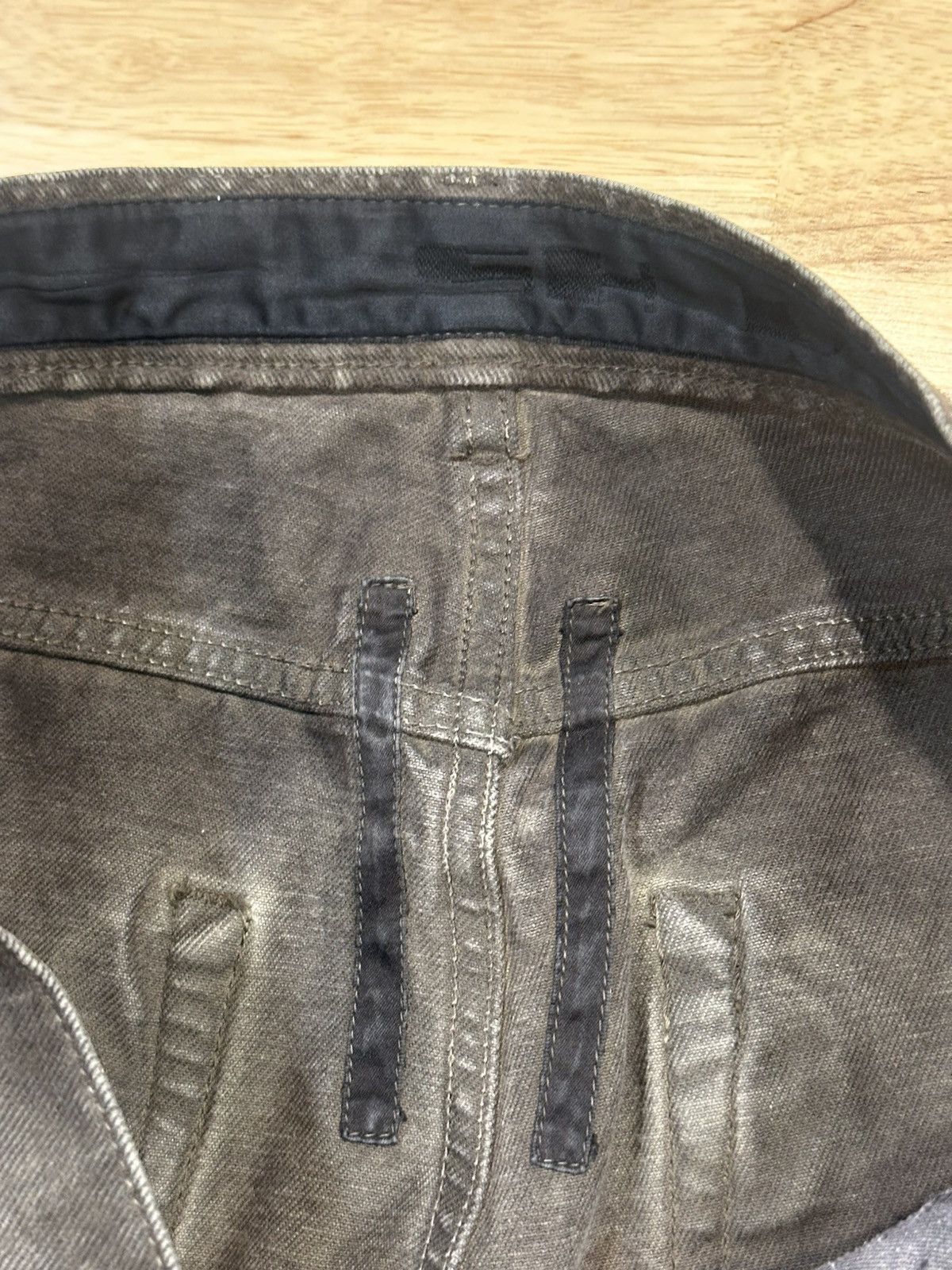 Rick Owens Bitter Washed Detroit Moleskin Jeans 32 Size US 32 / EU 48 - 6 Thumbnail