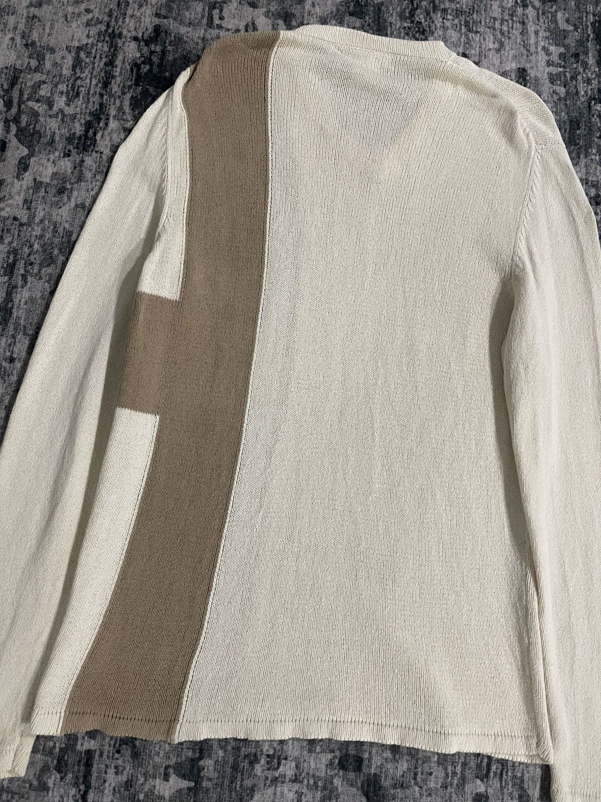 Hermes Vintage Hermes V-neck Sweater Knit Size US L / EU 52-54 / 3 - 10 Thumbnail