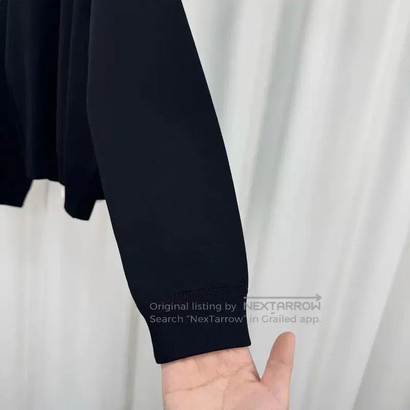 Valentino Valentino Black Cotton-Blend Long Sleeve Sweatshirt . Size M / US 6-8 / IT 42-44 - 4 Thumbnail