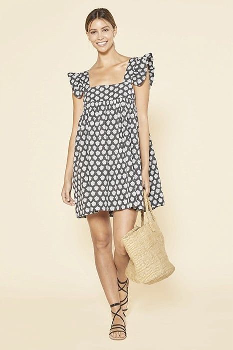 Outerknown OUTERKNOWN Astrid dress pitch black lantana Size L / US 10 / IT 46 - 2 Thumbnail