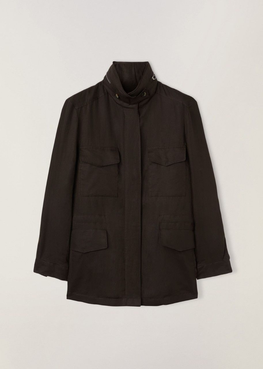 image of Loro Piana O1Srvl11E0424 Jacket In Black, Women's (Size Medium)