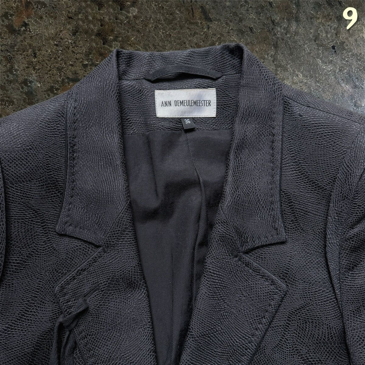 Ann Demeulemeester Ann Demeulemeester Jacquard Suit Set |36 Size 36R - 4 Thumbnail
