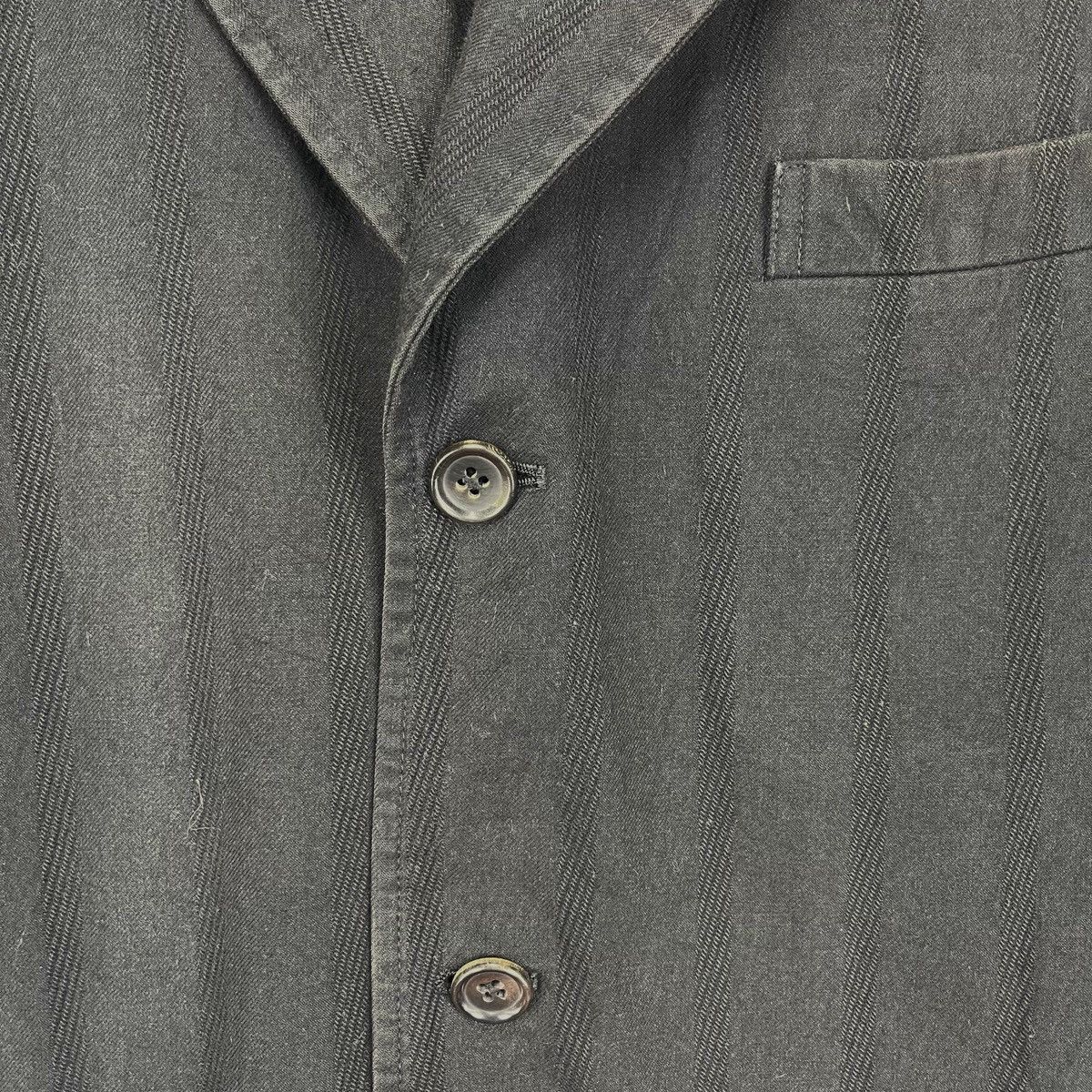 Comme des Garcons Homme SS03 Black Stripes Cotton Blazer Jacket Size US M / EU 48-50 / 2 - 7 Thumbnail