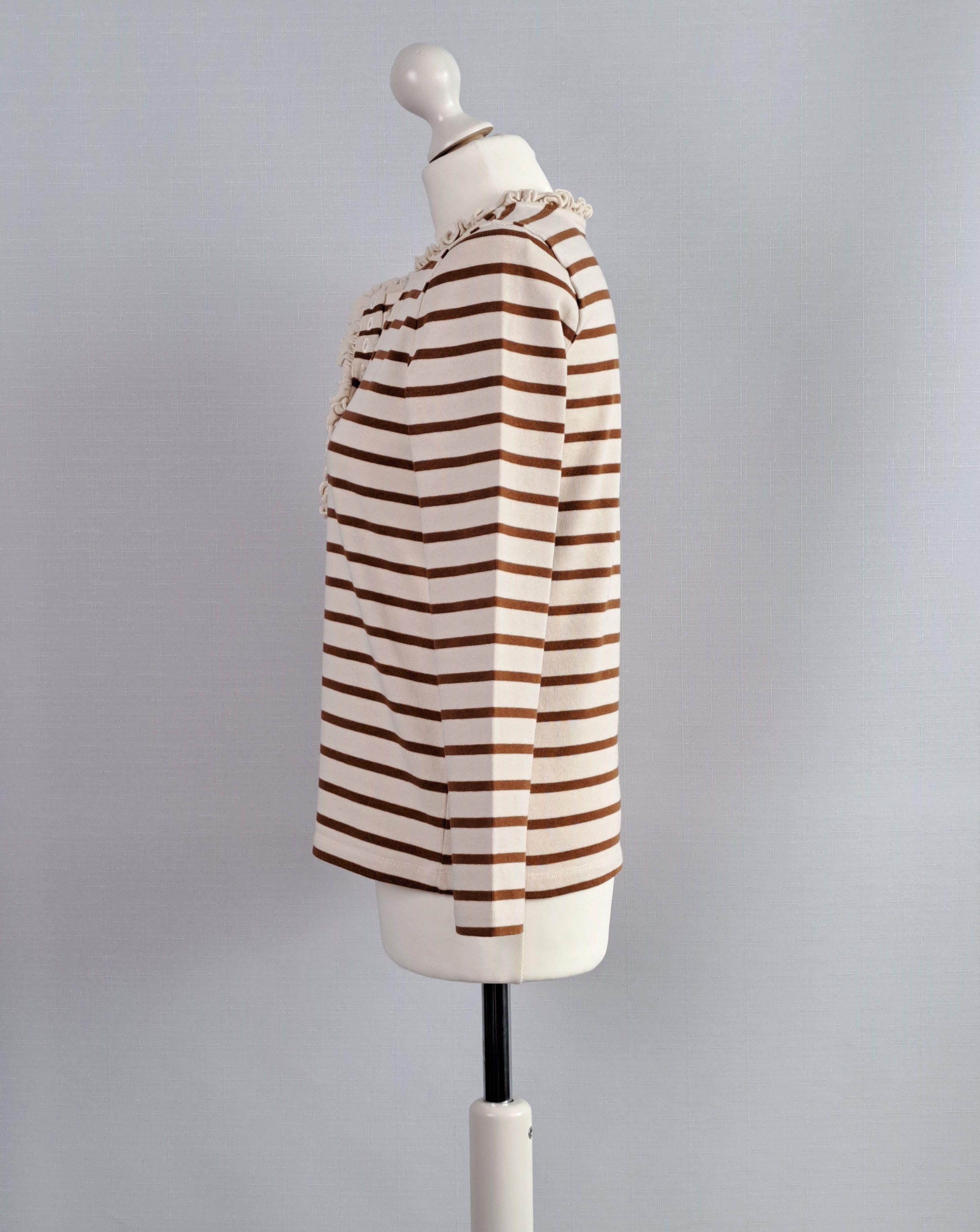 Sezane SEZANE Gael Mariniere cotton shirt. Size XS Size XS / US 0-2 / IT 36-38 - 6 Thumbnail