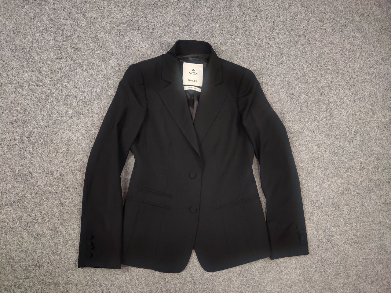 Bally Bally Italy Design Luxury Blazer Jacket Wool Blend Black Size L / US 10 / IT 46 - 2 Thumbnail