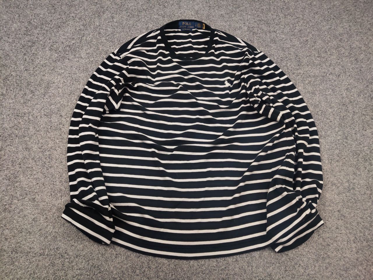 Polo Ralph Lauren Vintage Polo Ralph Lauren Black Striped Long sleeve Y2K Size US L / EU 52-54 / 3 - 3 Thumbnail