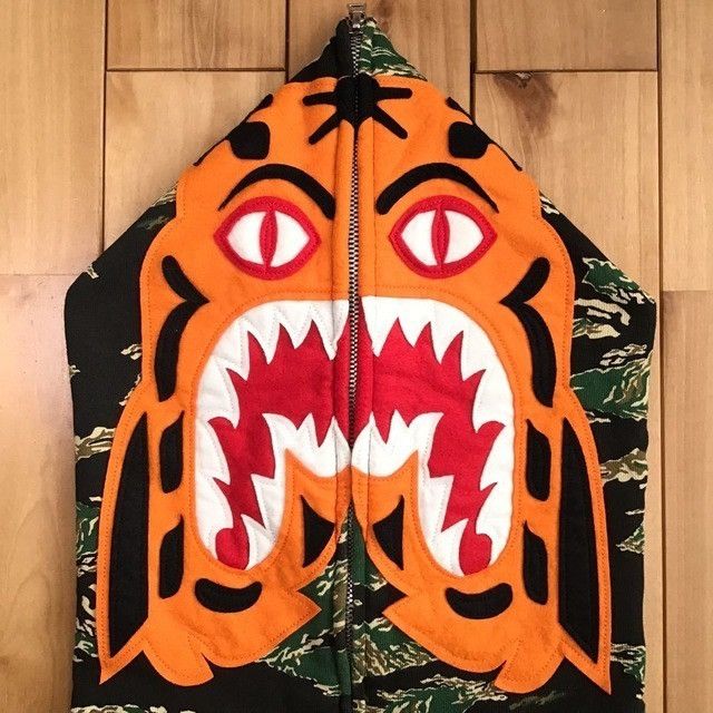 Bape BAPE Tiger Camo Tiger Full Zip Hoodie a bathing ape NIGO Size US M / EU 48-50 / 2 - 2 Thumbnail