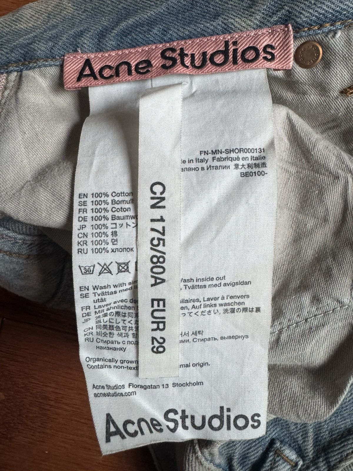 Acne Studios Acne studios denim shorts Size US 30 / EU 46 - 3 Thumbnail