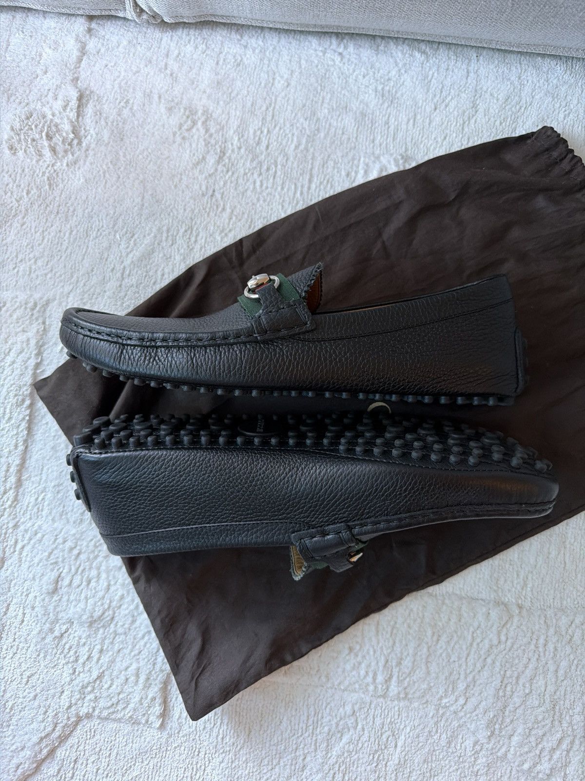 Gucci Gucci driving loafer Mint Condition Size US 8 / EU 41 - 8 Thumbnail