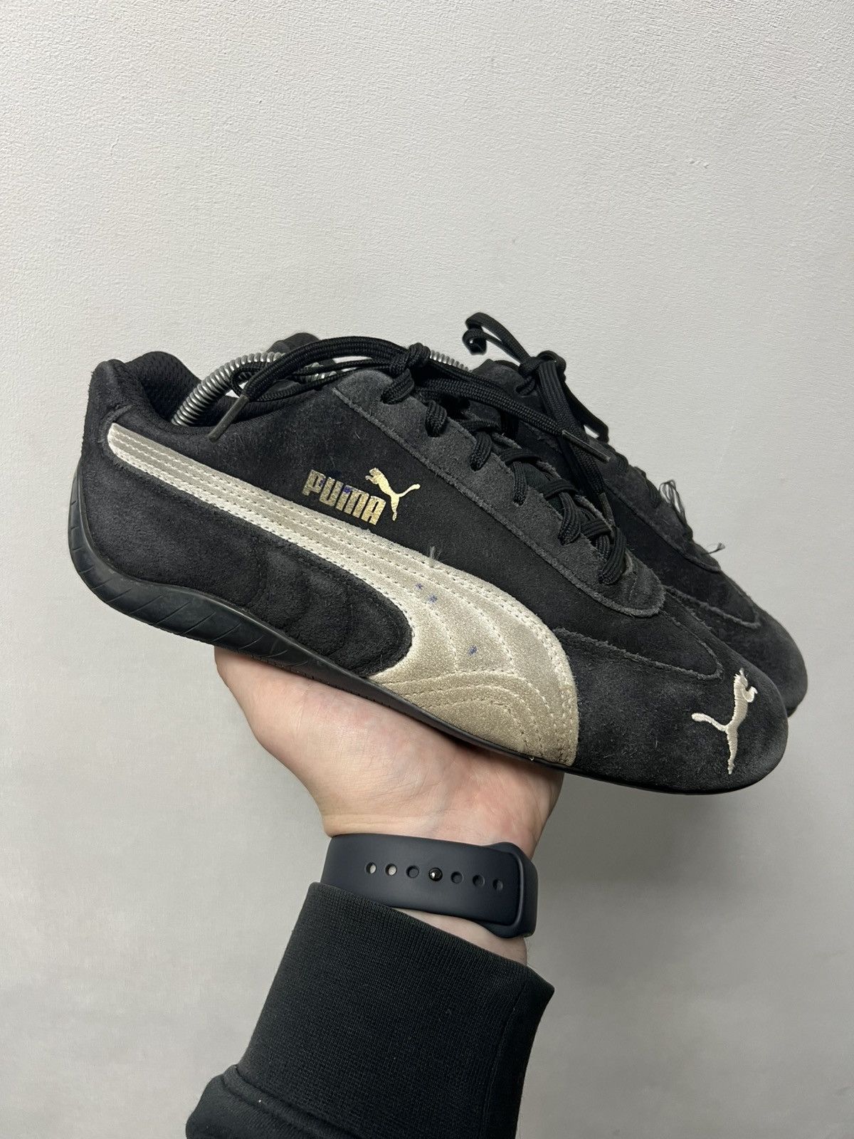 Japanese Brand Puma Speedcat Black Suede Sneakers Shoes Mostro Y3 Vibe Size US 7.5 / EU 40-41 - 1 Thumbnail