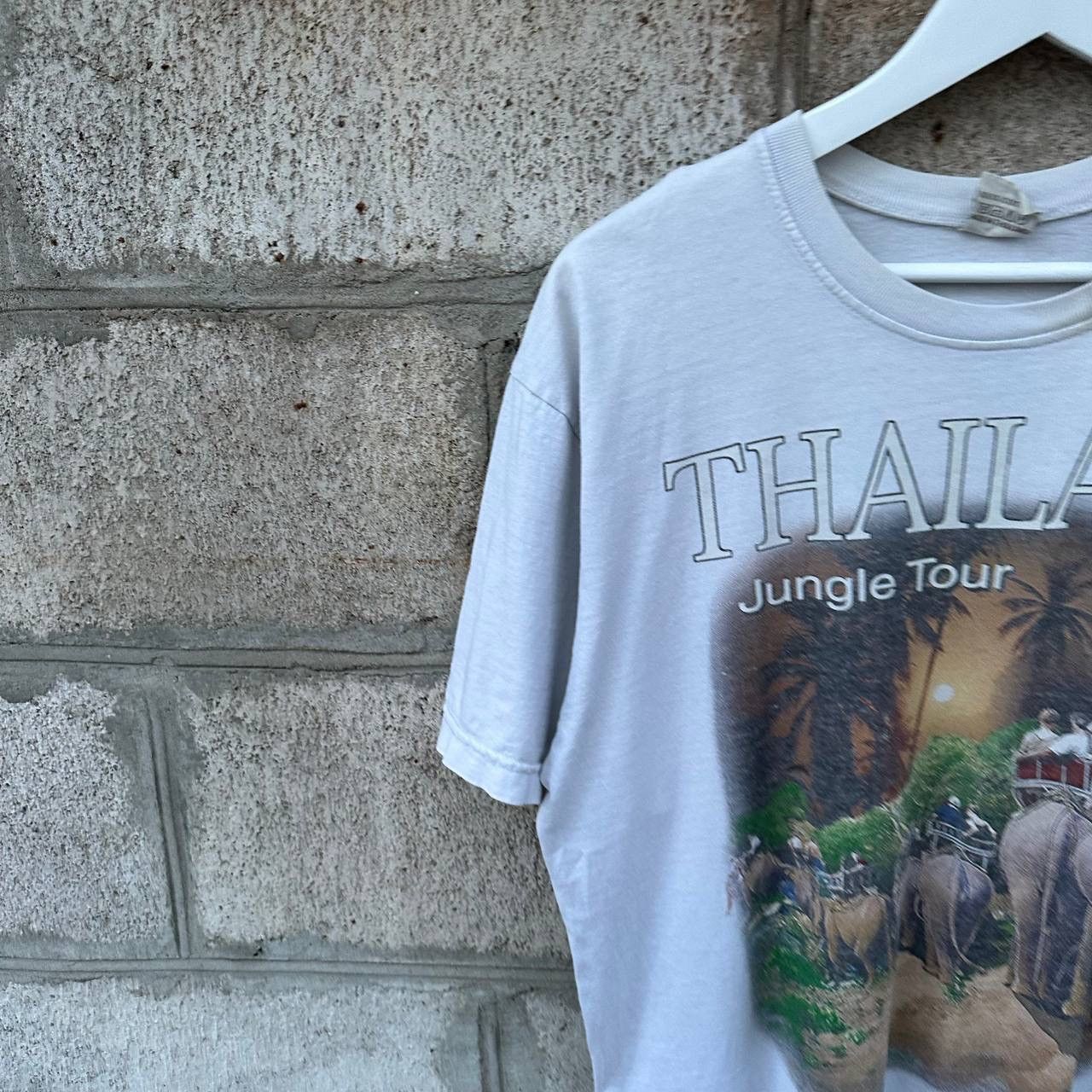 POST ARCHIVE FACTION (PAF) VTG Thailand T-shirts Big Logo Joke Humor Size L 00s USA Size US M / EU 48-50 / 2 - 3 Thumbnail