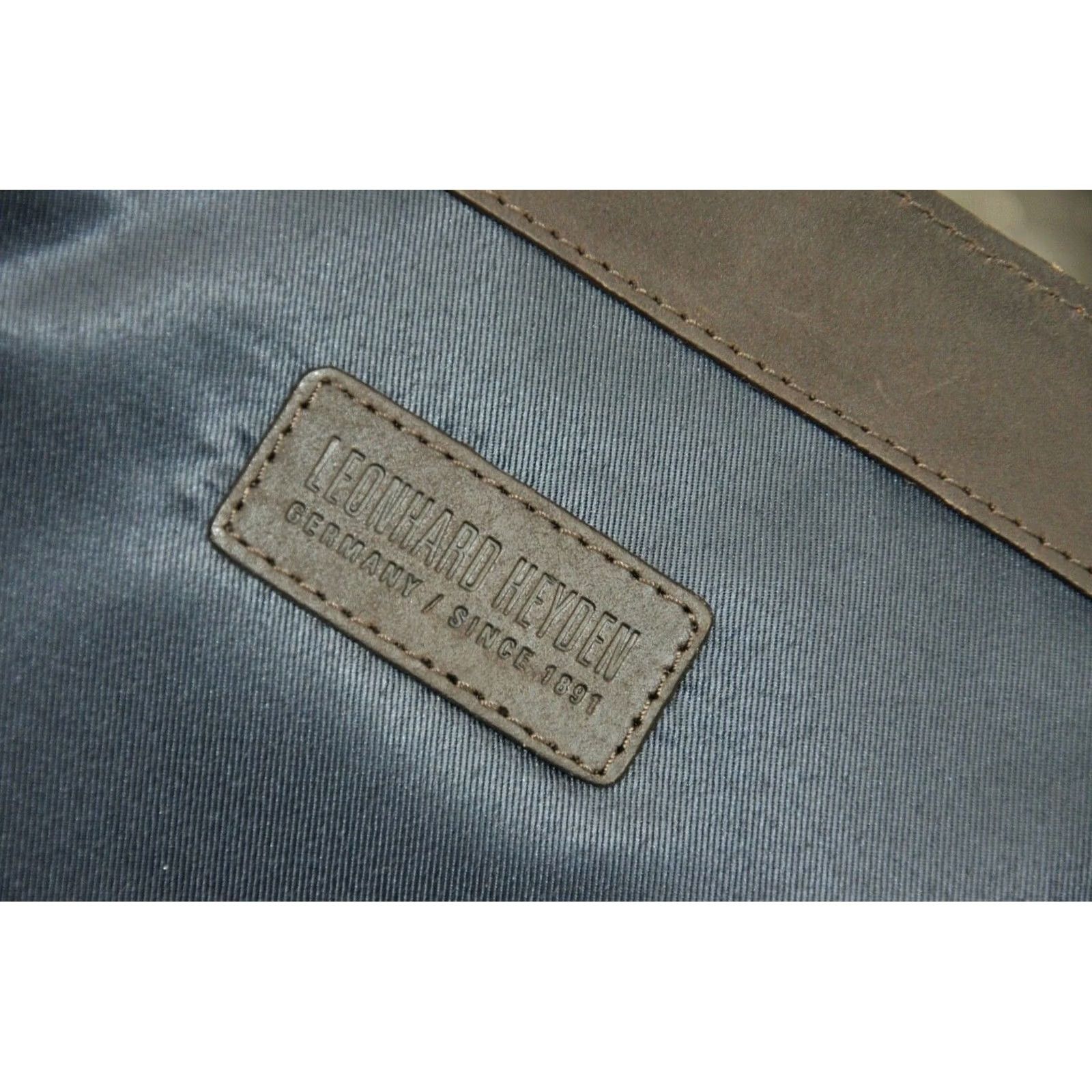 Vintage Leonhard Heyden Dakota Messenger L Leather Bag 38cm 10cm Brown Mens Size ONE SIZE - 6 Thumbnail