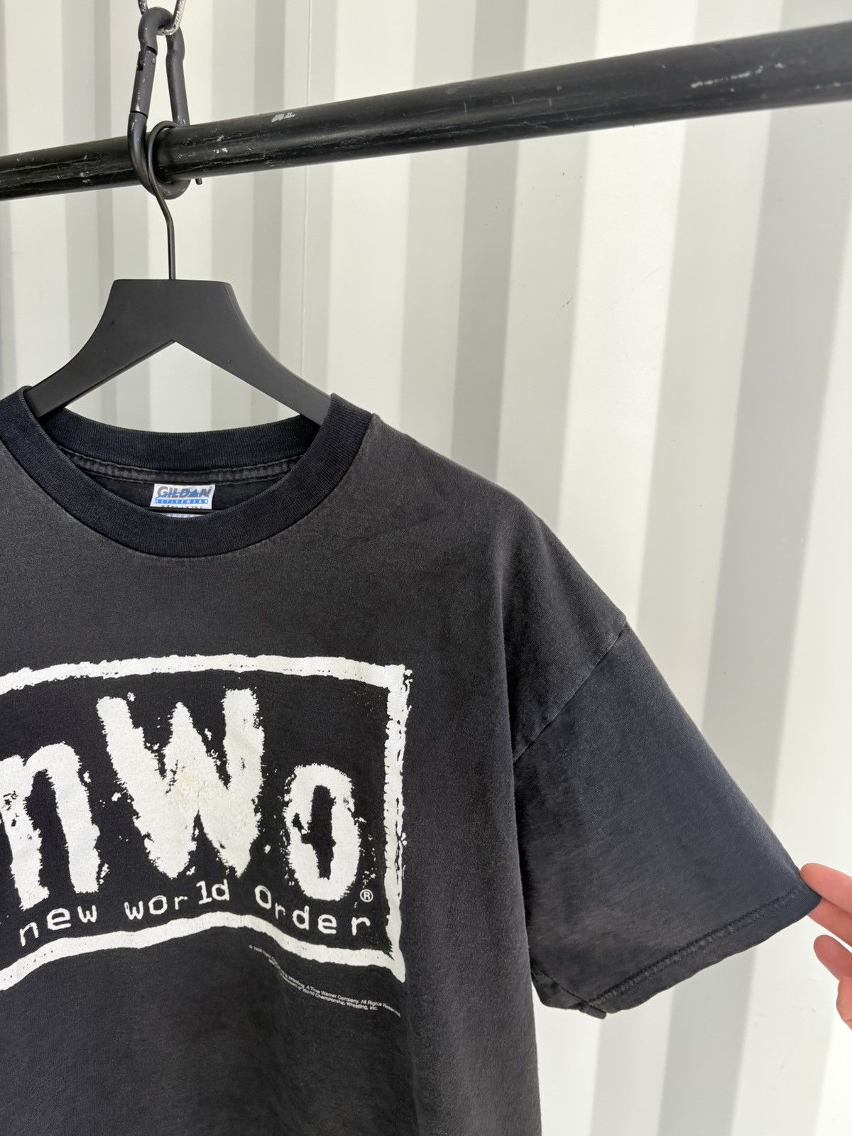 Vintage Thrashed NWO Broken Bones Faded Distressed Shirt ERD GRUNGE Size US XL / EU 56 / 4 - 5 Thumbnail