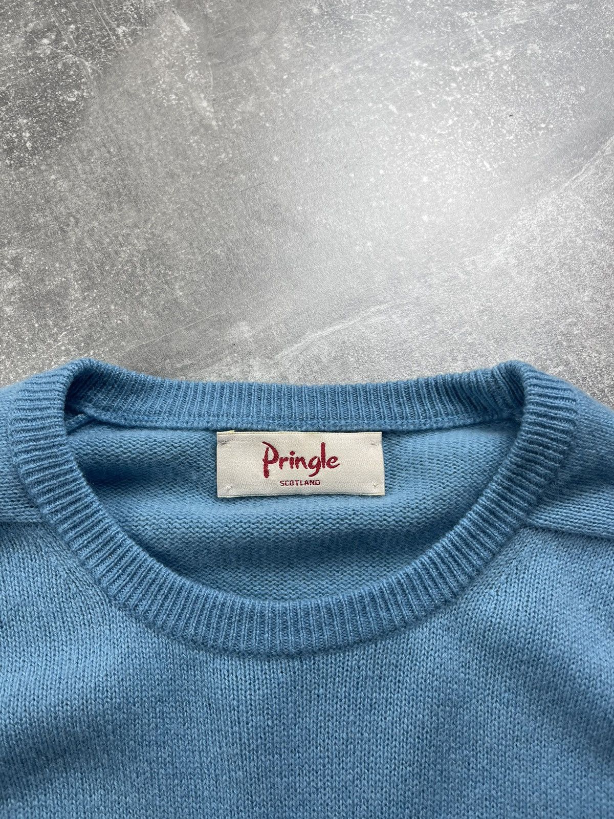 Pringle Of Scotland Pringle of Scotland Pure New Wool Crewneck Sweater Blue Size US M / EU 48-50 / 2 - 9 Thumbnail
