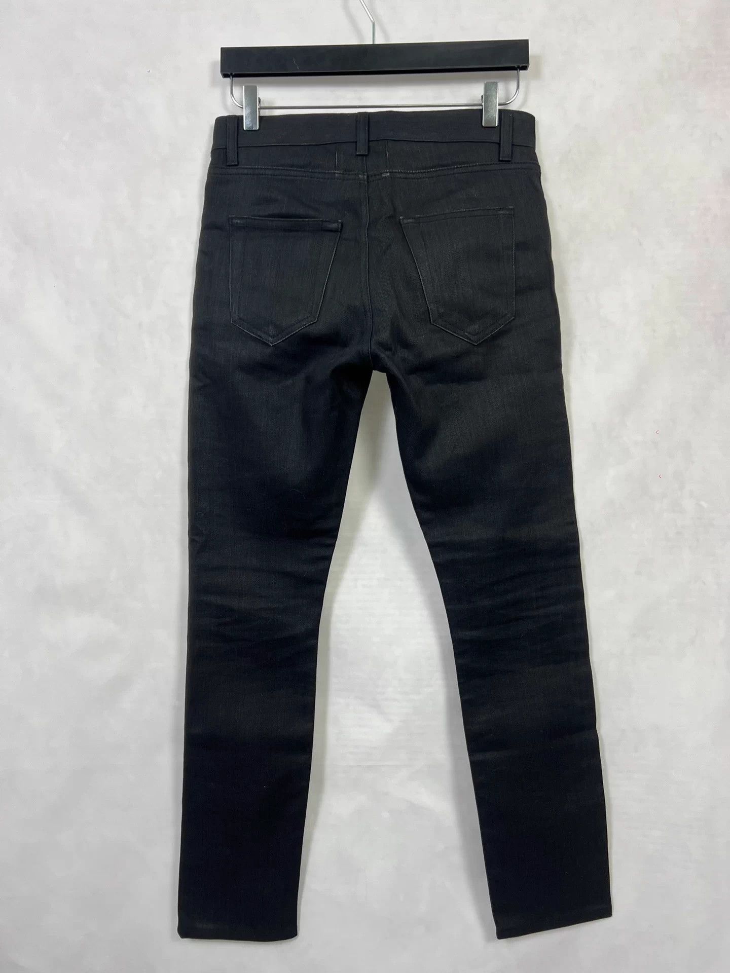 Saint Laurent Paris SLP 16SS Hedi 16 S/S Knee Cut Frayed Hem 28 Jeans Size US 28 / EU 44 - 2 Thumbnail