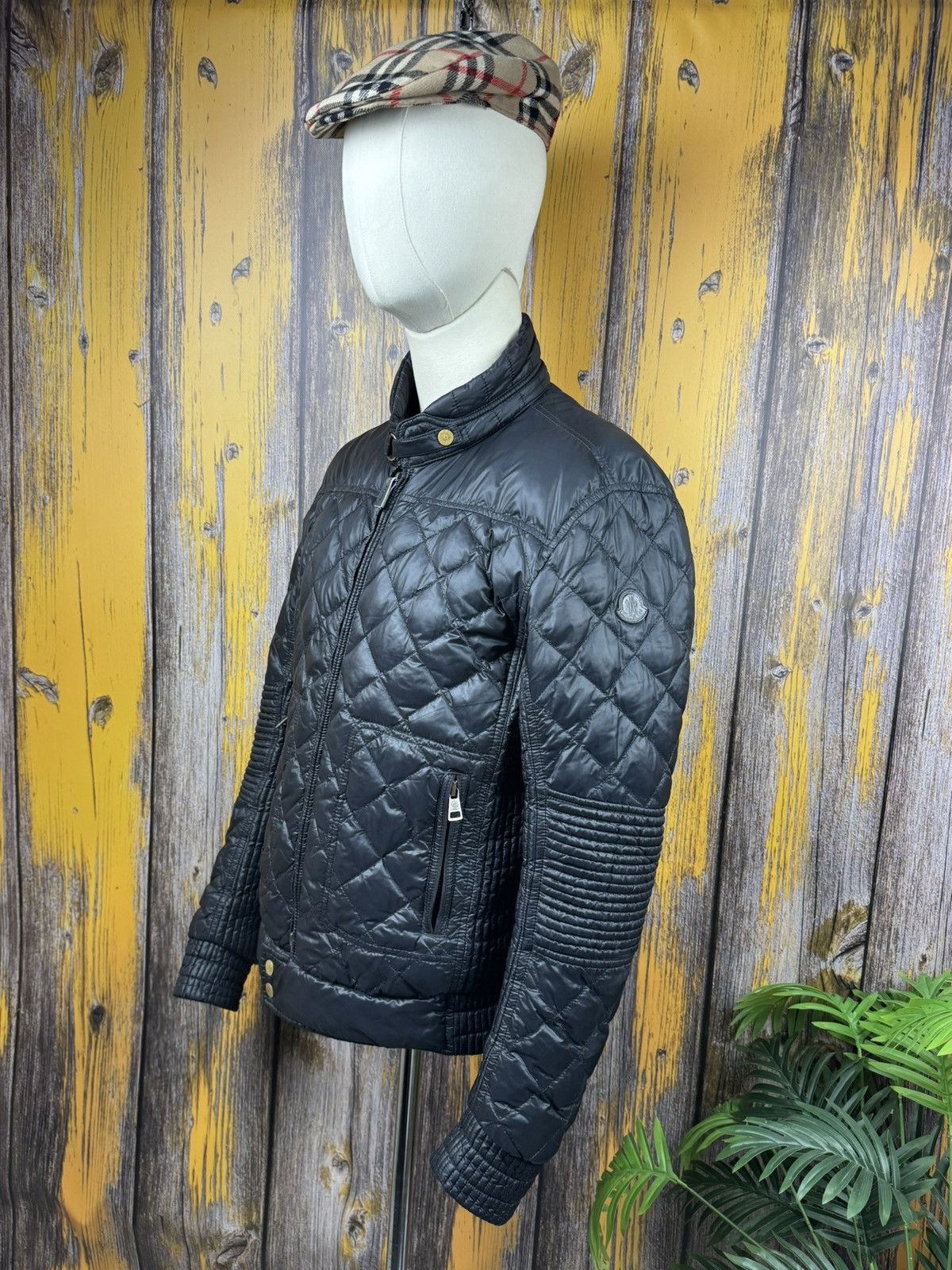 Moncler Moncler Aristide Down Puffer Biker Bomber Jacket Vintage Size US L / EU 52-54 / 3 - 5 Thumbnail