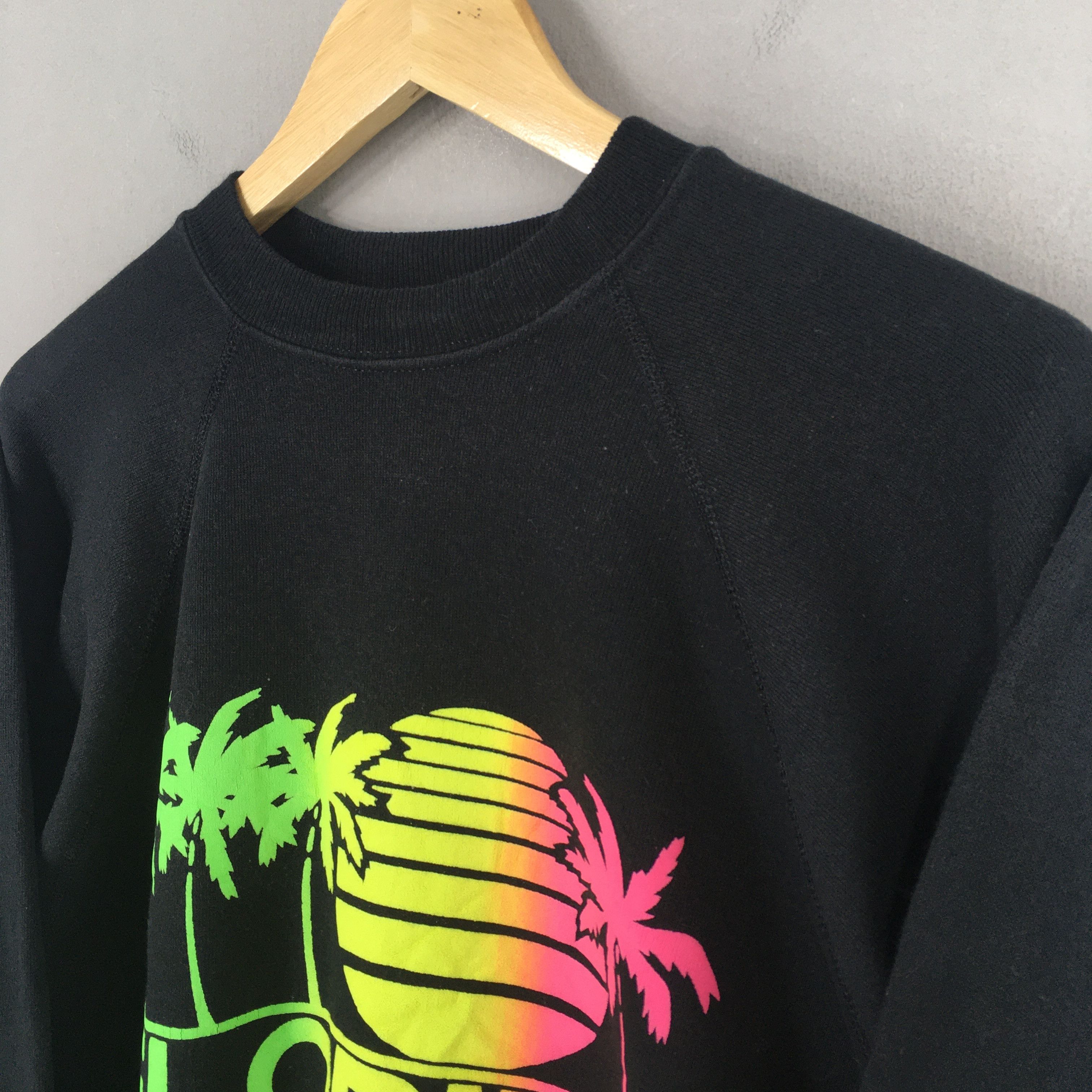 Hanes × Vintage Vintage Florida Palm Beach Rainbow Logo Sweatshirt Large Size US L / EU 52-54 / 3 - 3 Thumbnail