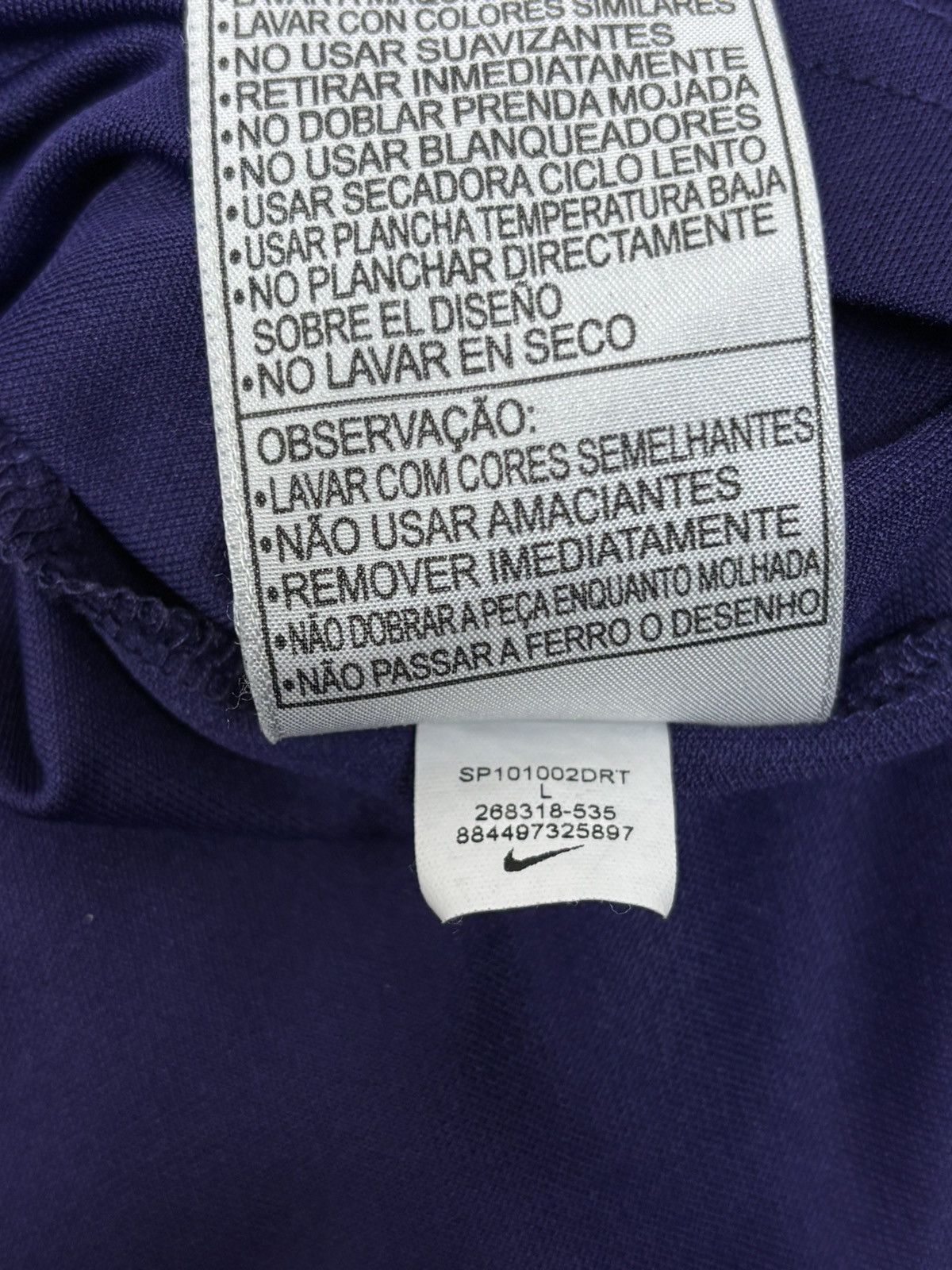 Nike 00s Nike SC Corinthians Paulista 2009/10 Training Kit Jersey Size US L / EU 52-54 / 3 - 9 Thumbnail