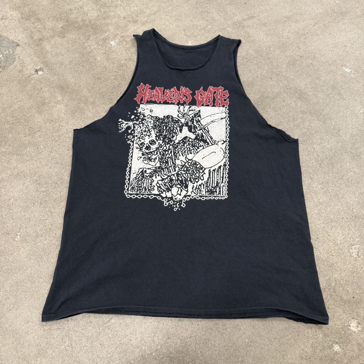 Band Tees HEAVENS GATE BAND GRUNGE CUT OFF TANK TOP Size US L / EU 52-54 / 3 - 1 Thumbnail