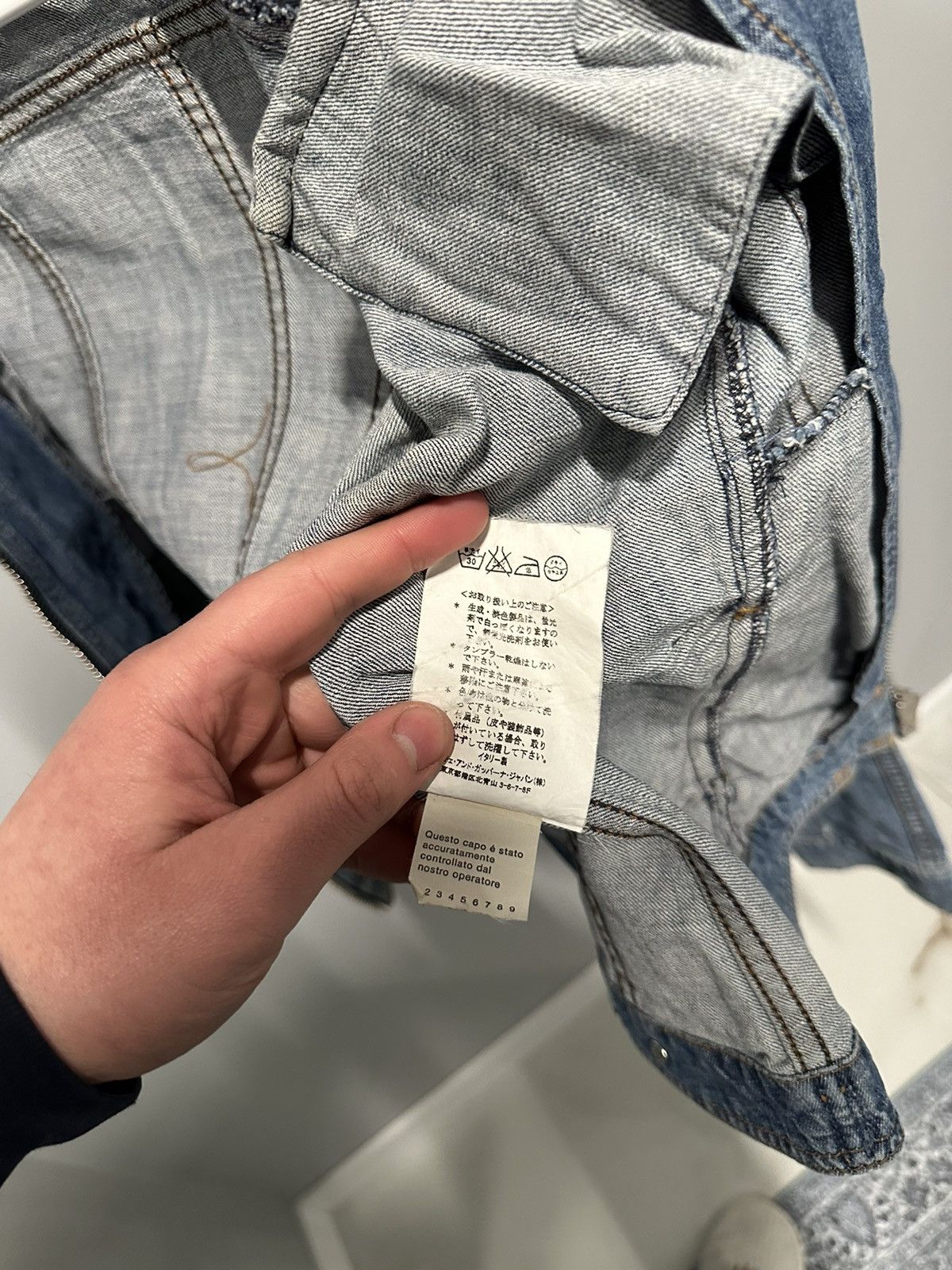 Dolce & Gabbana Vintage Archival Dolce & Gabbana 00s Y2K Denim Jacket Size M / US 6-8 / IT 42-44 - 21 Thumbnail