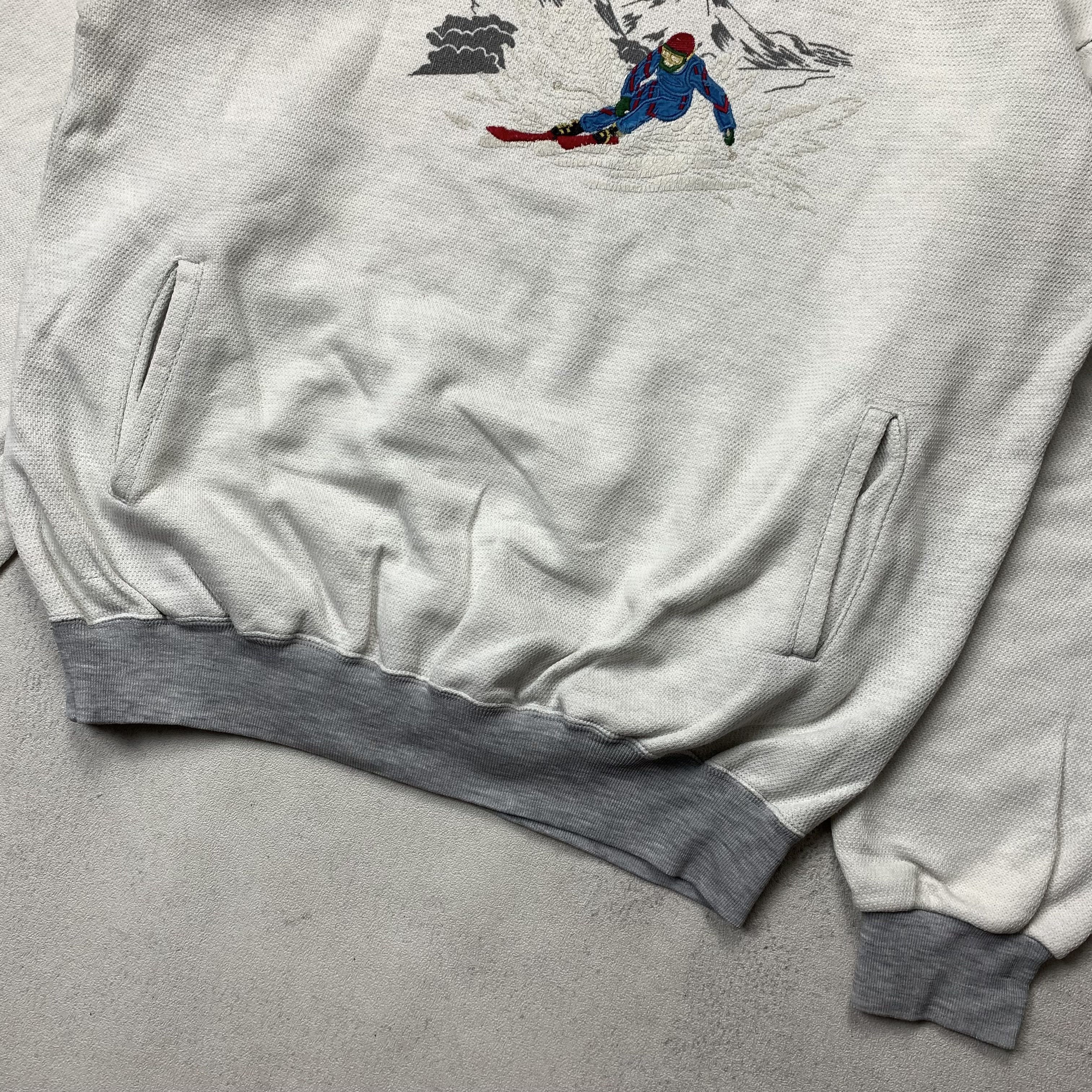 Japanese Brand Vintage Ski Pullover Hoodie Size US L / EU 52-54 / 3 - 2 Thumbnail
