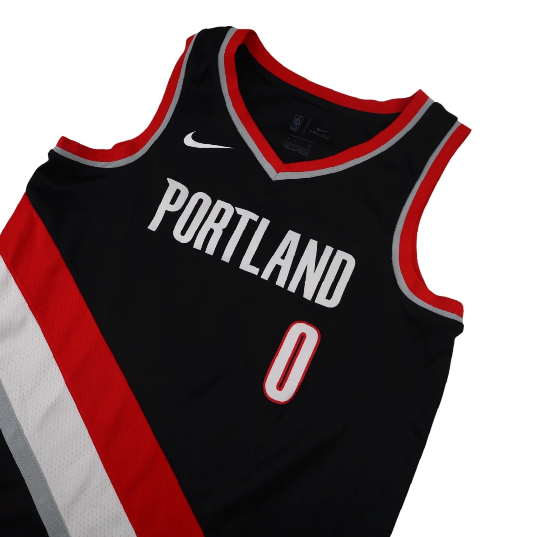 Nike Nike Portland Blazers #0 Damion Lillard Mens Small Basketball Jersey Black Size US S / EU 44-46 / 1 - 2 Thumbnail