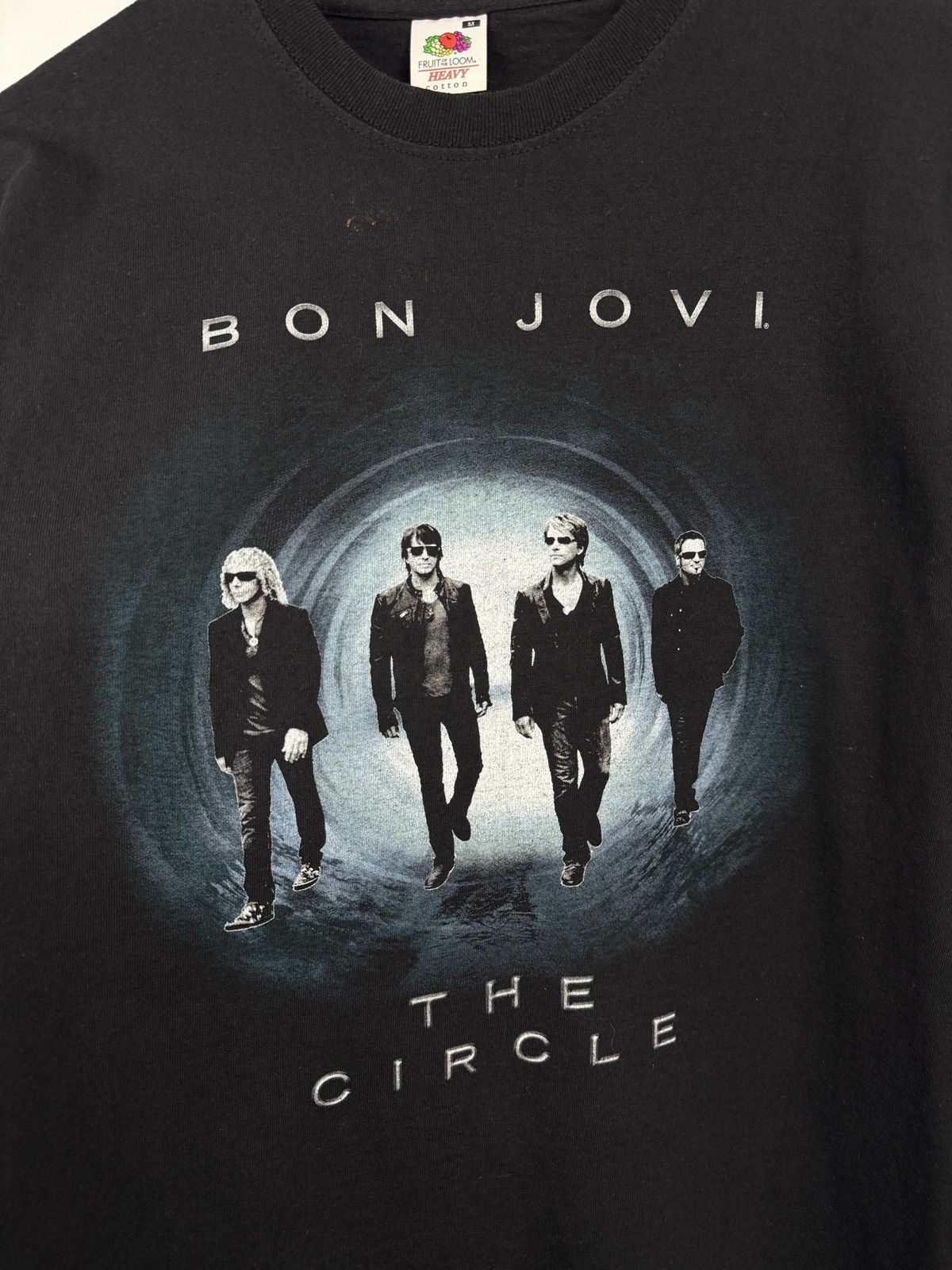 Bon Jovi 🇺🇸 Vintage 2010 Bon Jovi The Circle Tour T-Shirt Sambora Size US M / EU 48-50 / 2 - 5 Thumbnail