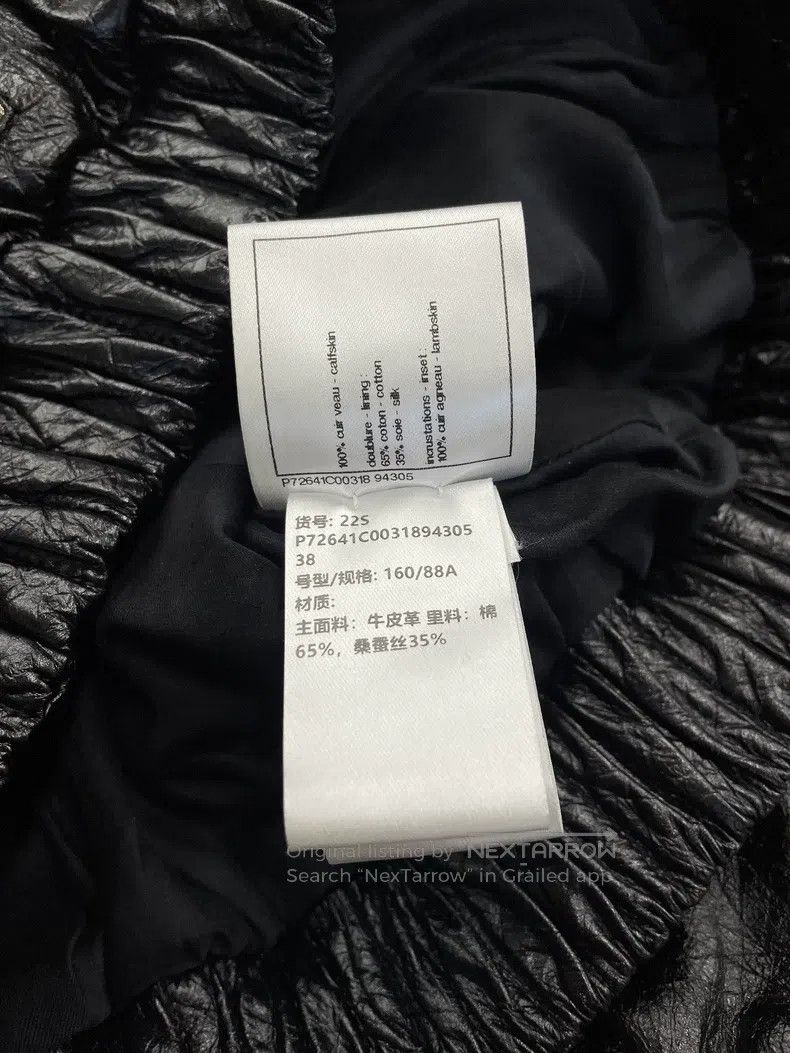Chanel Chanel Black short leather jacket Size XS / US 0-2 / IT 36-38 - 6 Thumbnail