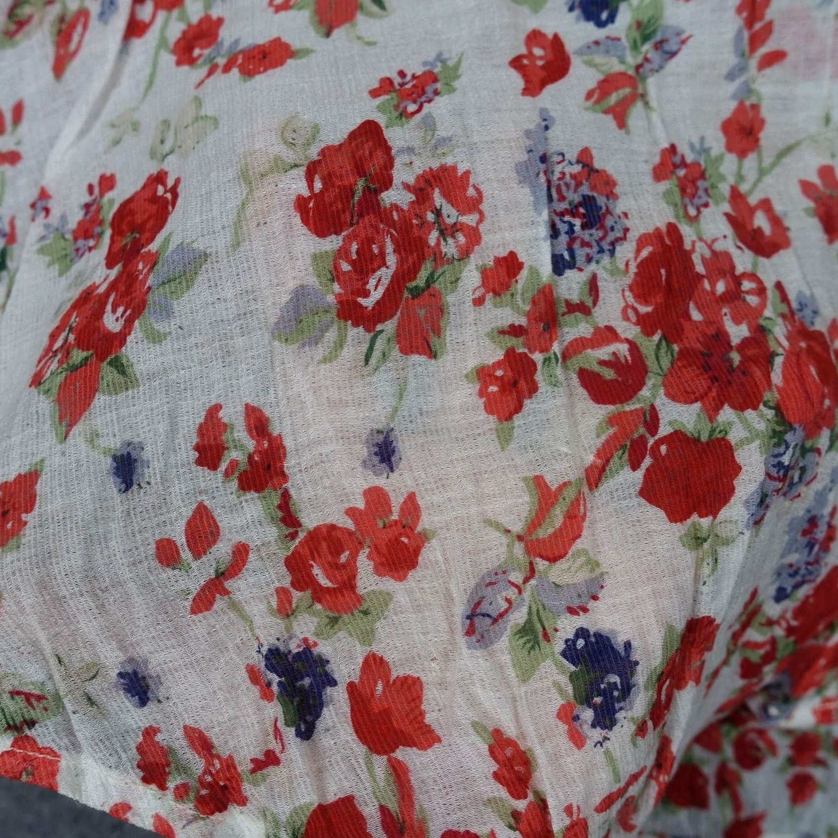 Vintage Tianello Blouse Womens Small White Floral Sheer Button Up Shirt Top Casual White Regular Long Sleeve Womens Size S / US 4 / IT 40 - 6 Thumbnail