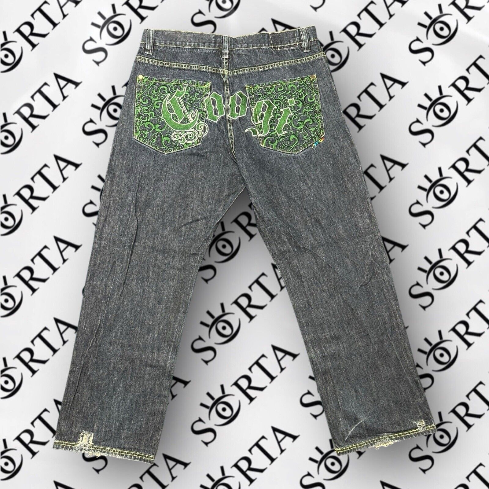 Coogi VTG Baggy Y2K Cyber Goth Grunge Coogi Australia Jeans Rare Size US 40 / EU 56 - 2 Thumbnail