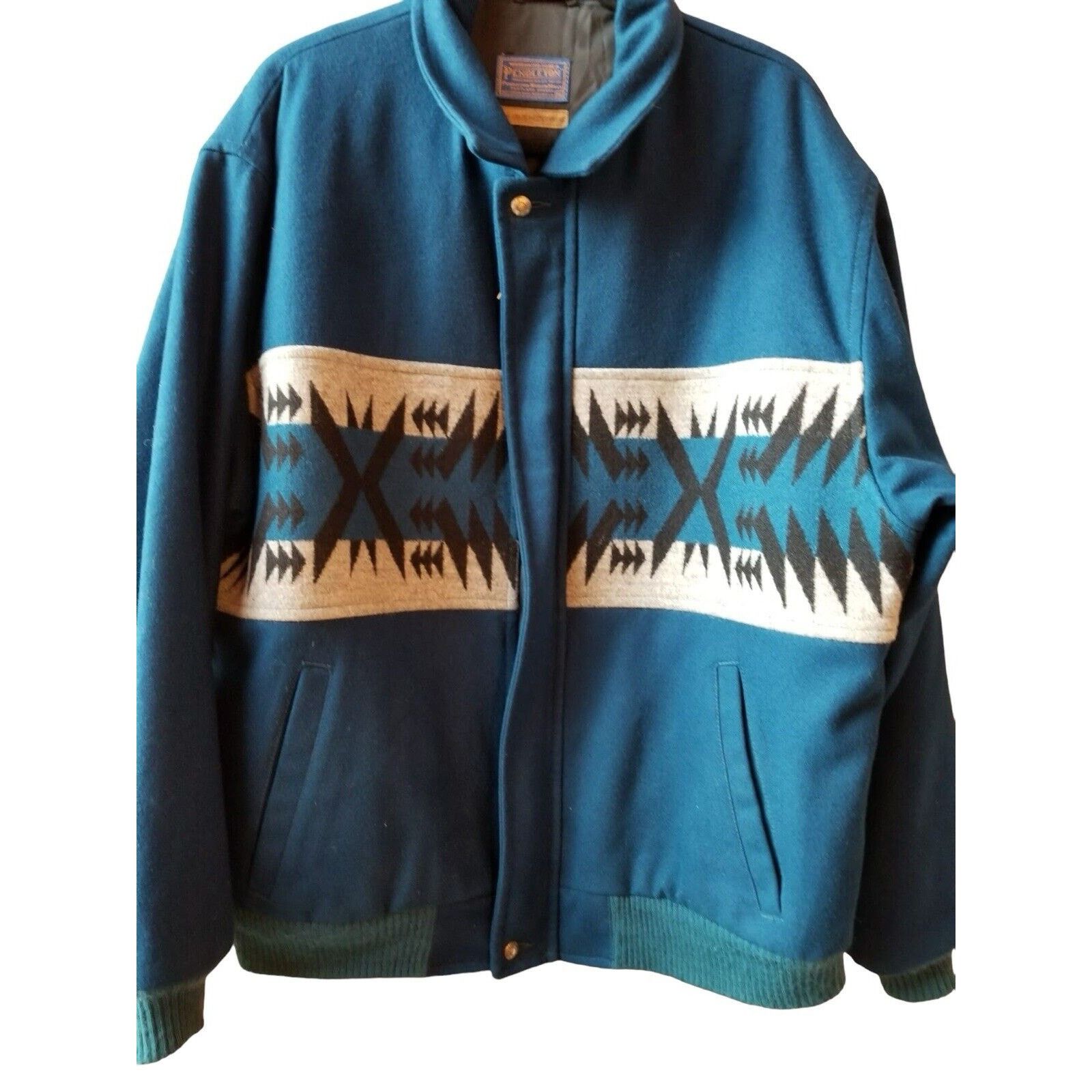 Pendleton Vintage PENDLETON High Grade Western Wool Aztec JACKET | Grailed
