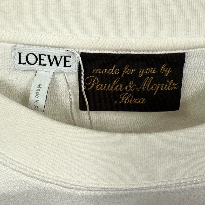Loewe loewe White pullover sweater 2505-Nextarrow Size US XL / EU 56 / 4 - 3 Thumbnail