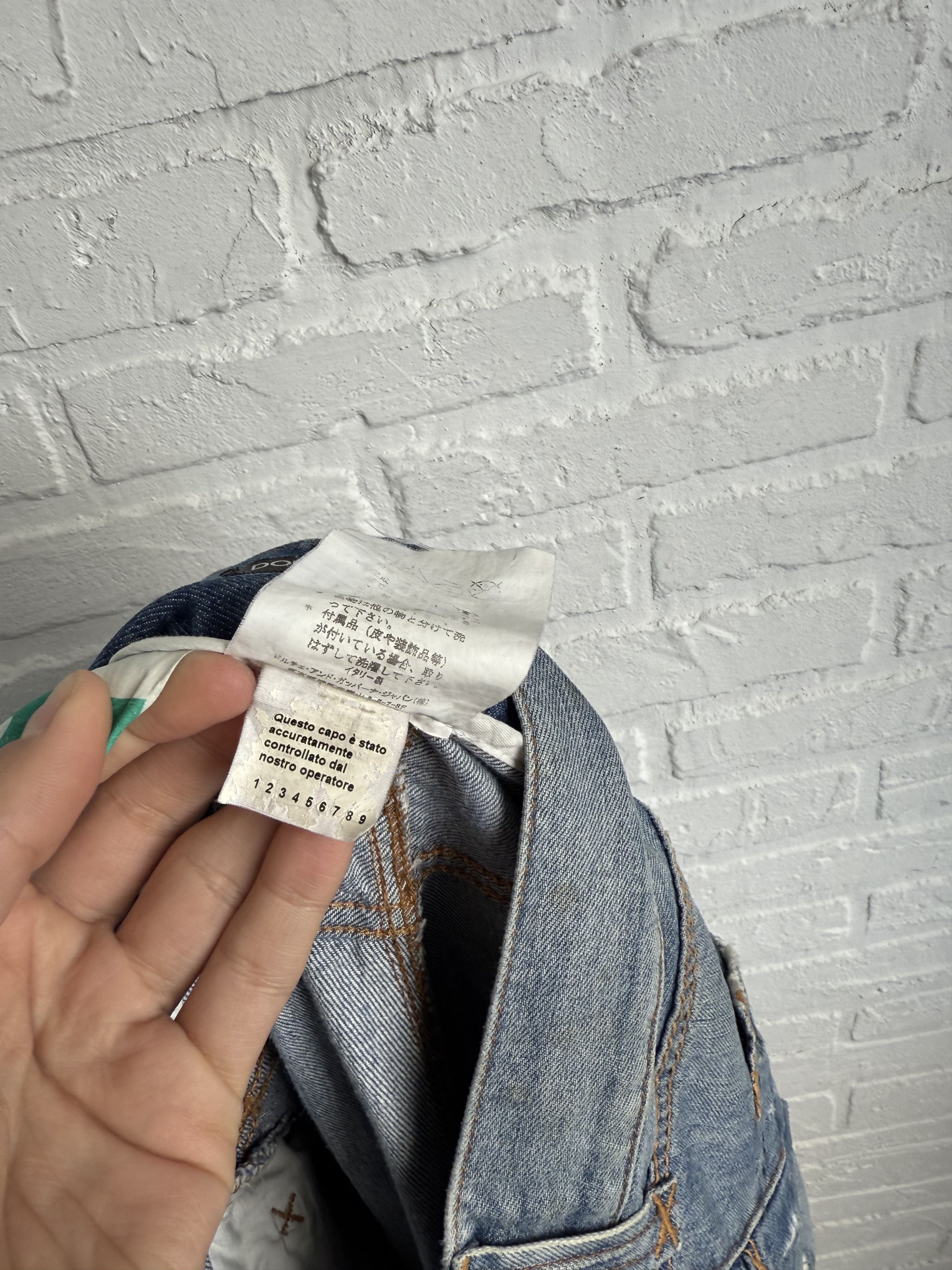 Dolce & Gabbana Vintage 2000s Dolce & Gabbana distressed jeans peace logo Size US 36 / EU 52 - 5 Thumbnail