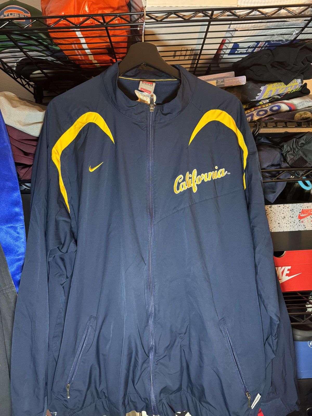 NCAA × Nike × Vintage Vintage Nike UC Berkeley Jacket Size US XL / EU 56 / 4 - 1 Thumbnail
