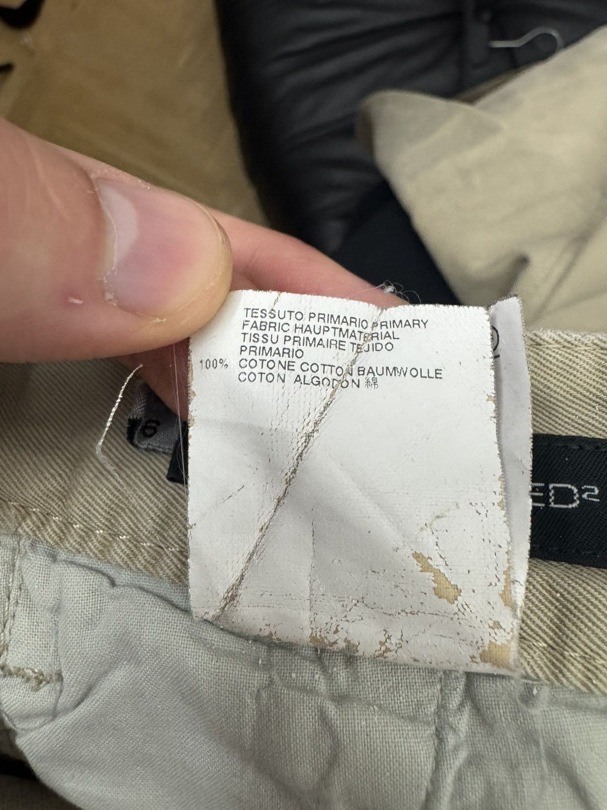 Dsquared2 Dsquared2 Luxury Pant Rare Beige Slim Fit High End Hype Size US 30 / EU 46 - 6 Thumbnail