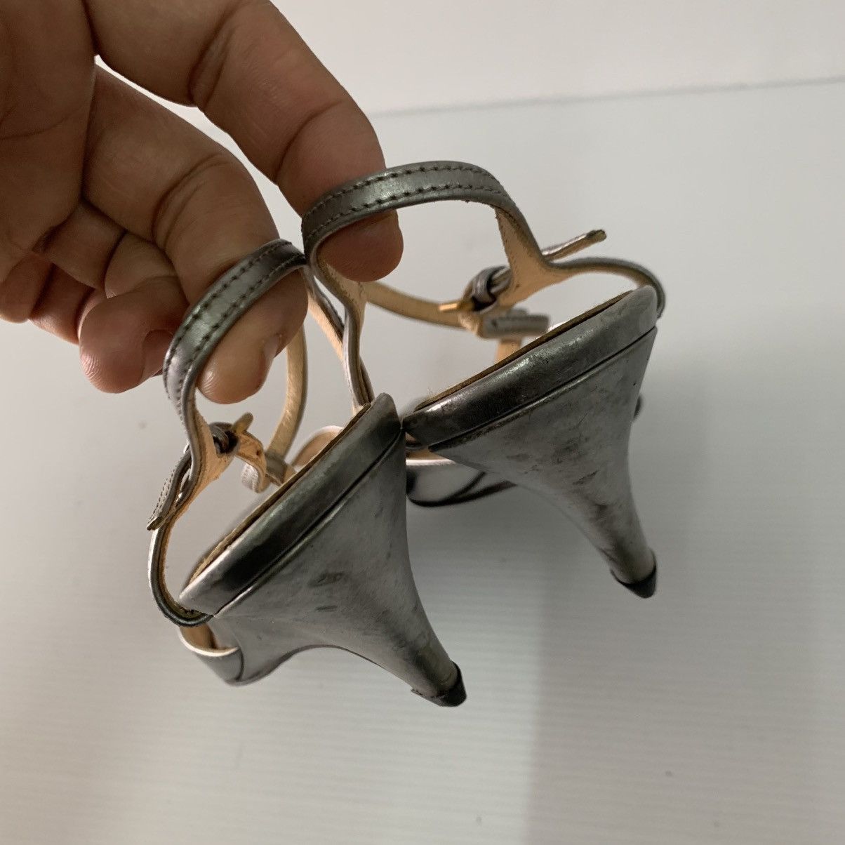 Prada Prada Leather Heels Size US 6 / IT 36 - 9 Thumbnail