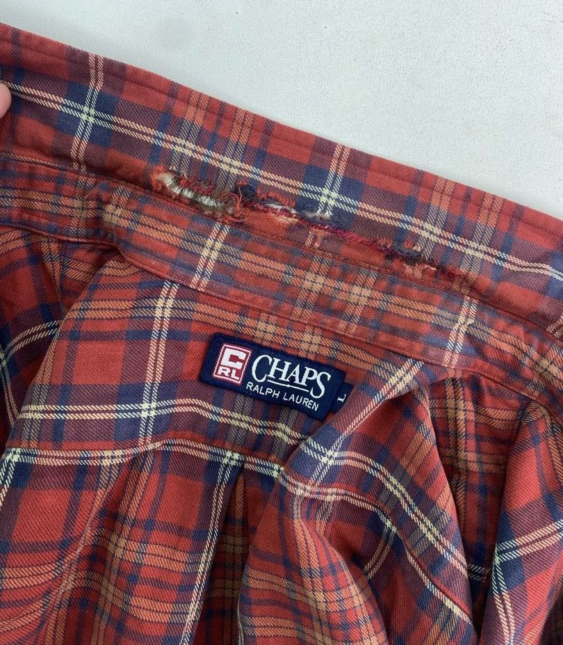 Chaps Ralph Lauren × Vintage Chaps Ralph Lauren bear logo checkered shirts button up Size US L / EU 52-54 / 3 - 7 Thumbnail
