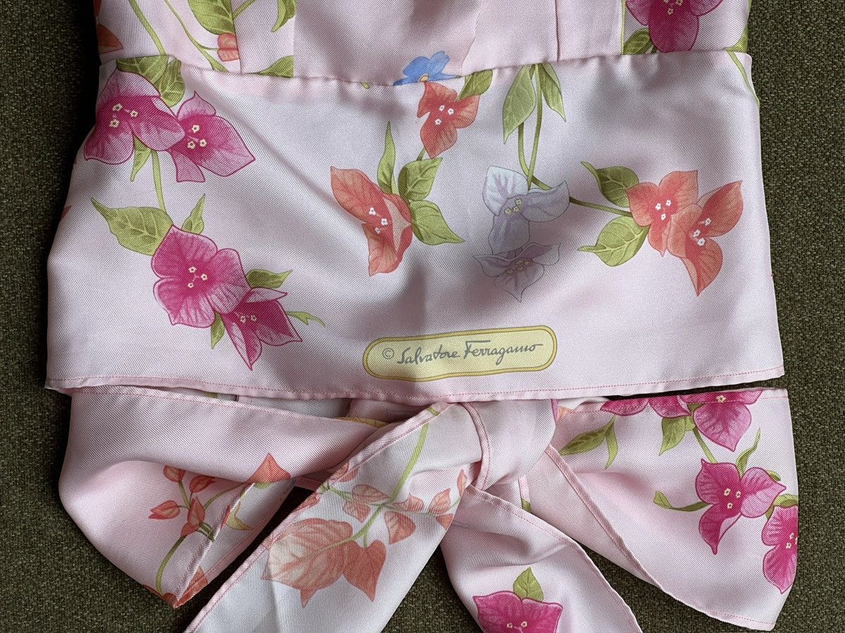 Salvatore Ferragamo Salvatore Ferragamo silk halter top Size ONE SIZE - 5 Thumbnail