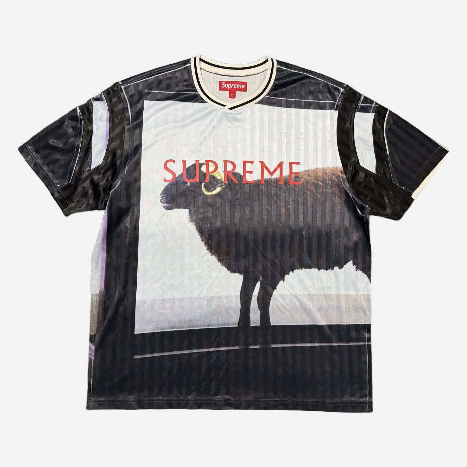 Supreme Supreme 21SS SOCCER JERSEY Emilio Pucci Gray Size L | Grailed