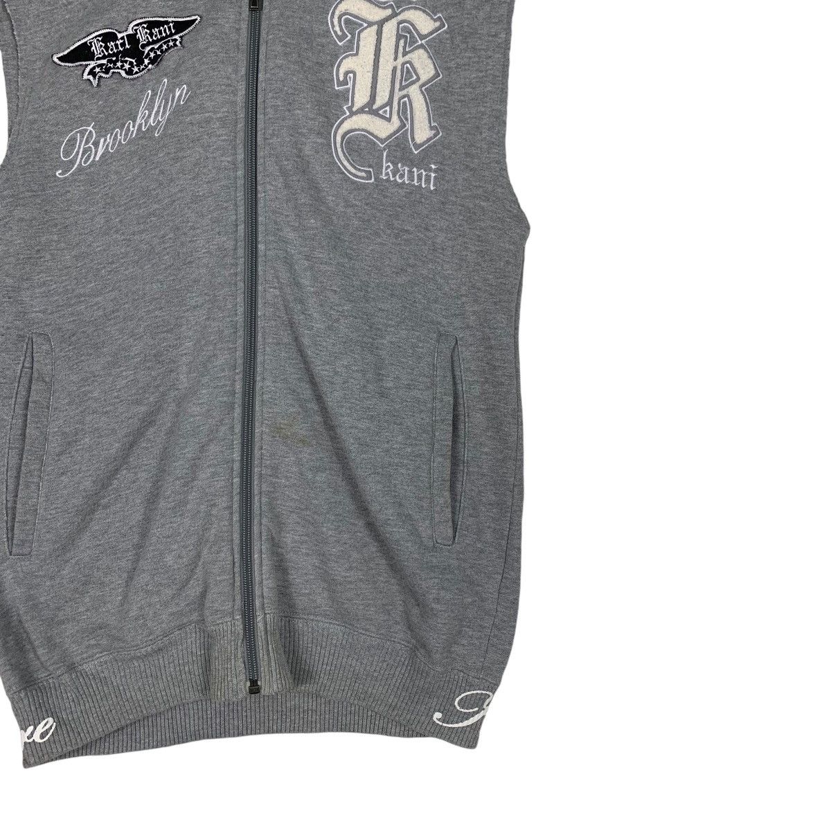 Karl Kani KARL KANI Embroidery Big Logo Sleeveless Hoodies #1244-C56 Size US M / EU 48-50 / 2 - 4 Thumbnail