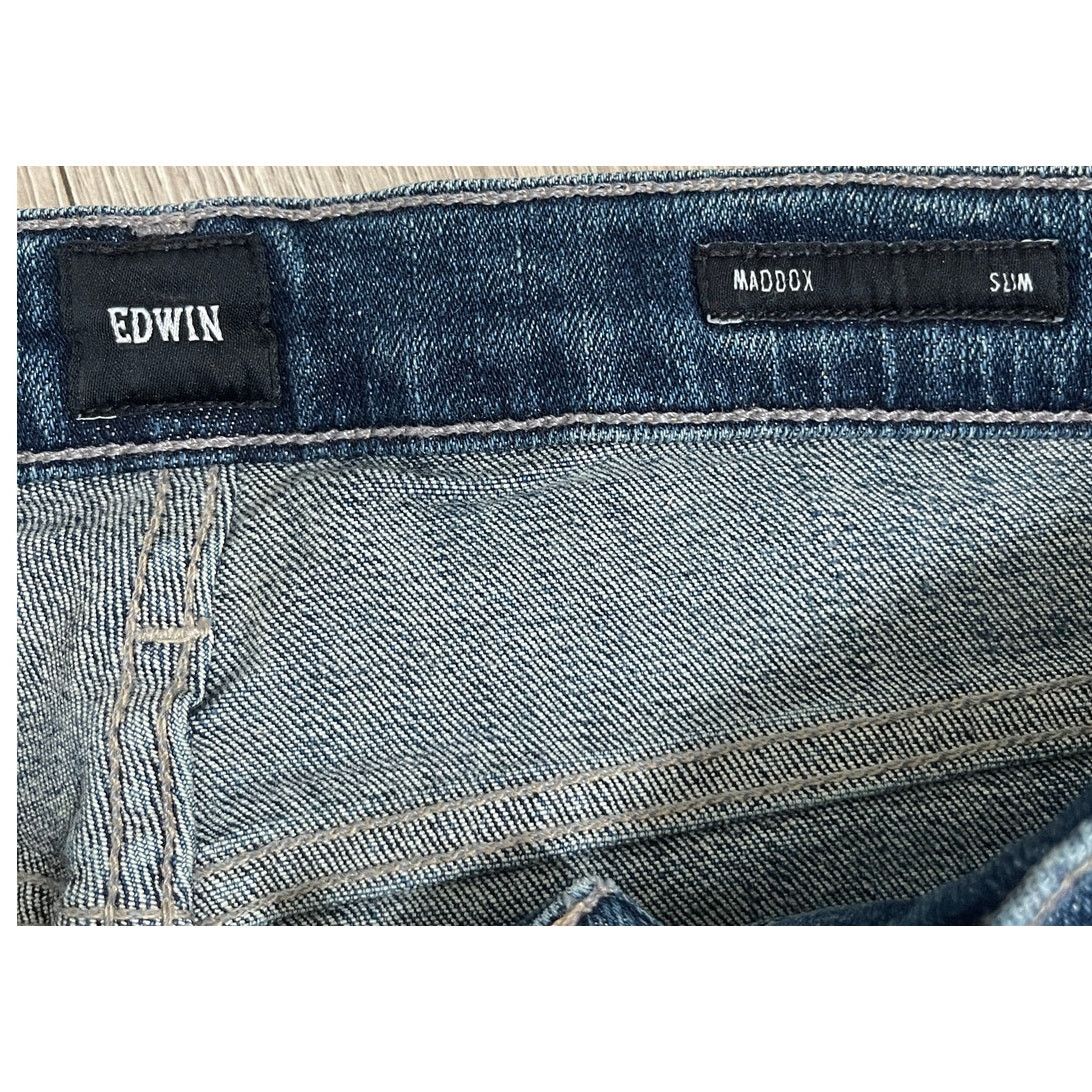 Edwin Edwin Denim Maddox Slim Jeans Shelter Sz 29 33" Inseam $208 Size US 29 - 7 Thumbnail
