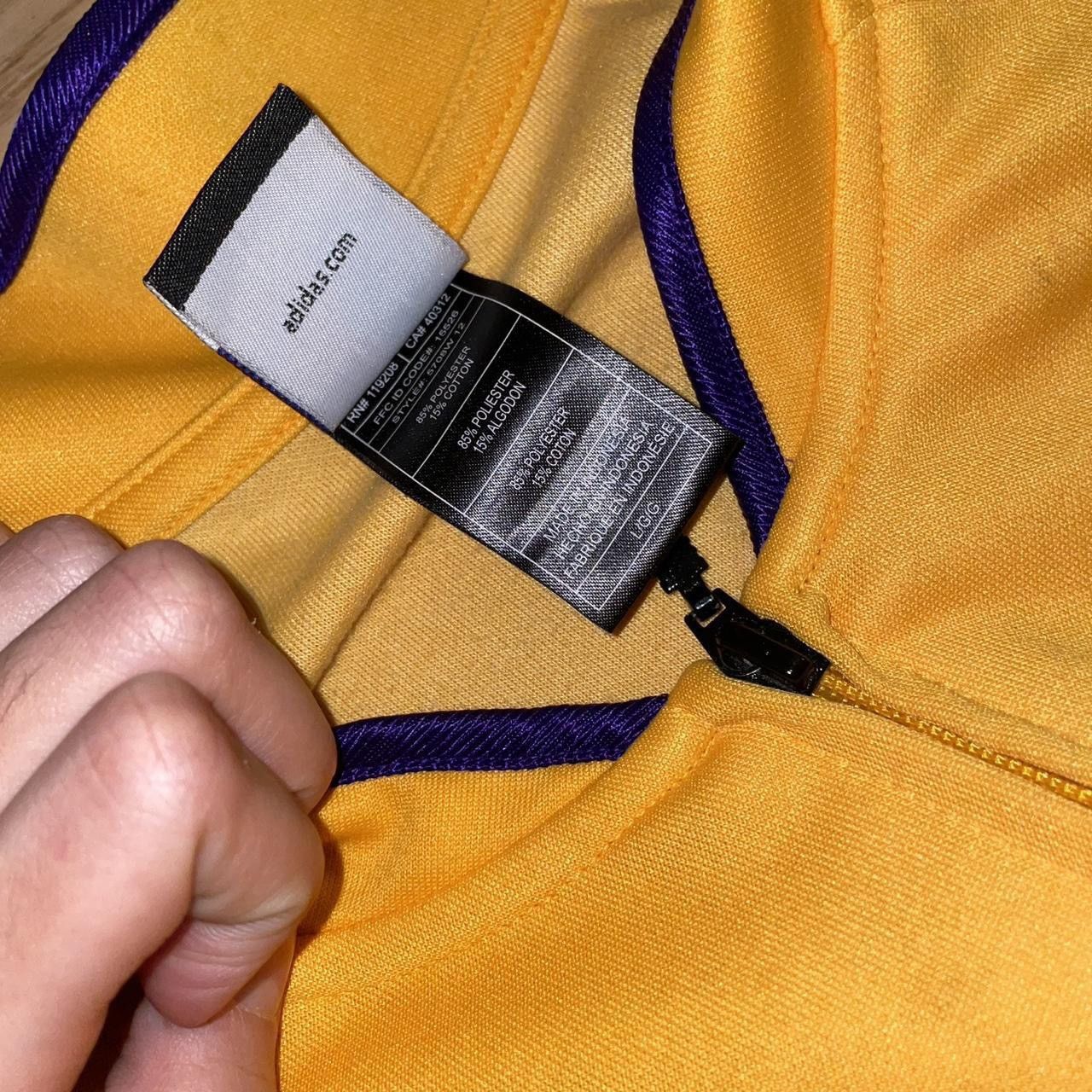 Adidas Yellow Adidas Lakers jacket Size US L / EU 52-54 / 3 - 4 Thumbnail