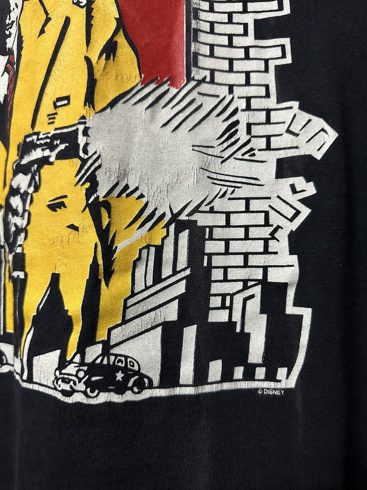 Disney × Vintage Vintage 90s Movie Dick Track Disney Sun Faded Tee Size US L / EU 52-54 / 3 - 3 Thumbnail
