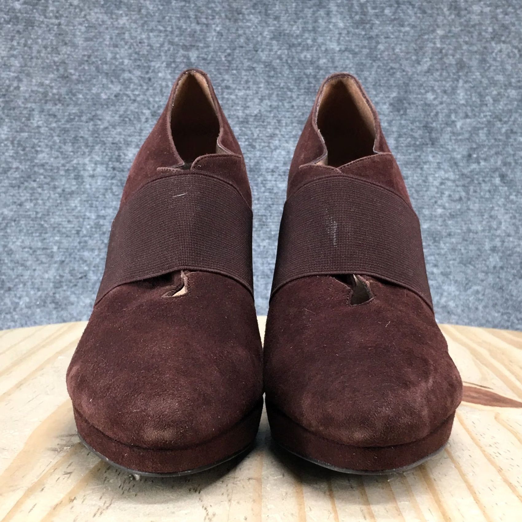 Jessica Simpson Jessica Simpson By Jessica Boots Womens 8.5 Brown Ankle Booties Suede Stiletto Boots Size US 9 / IT 39 - 4 Thumbnail