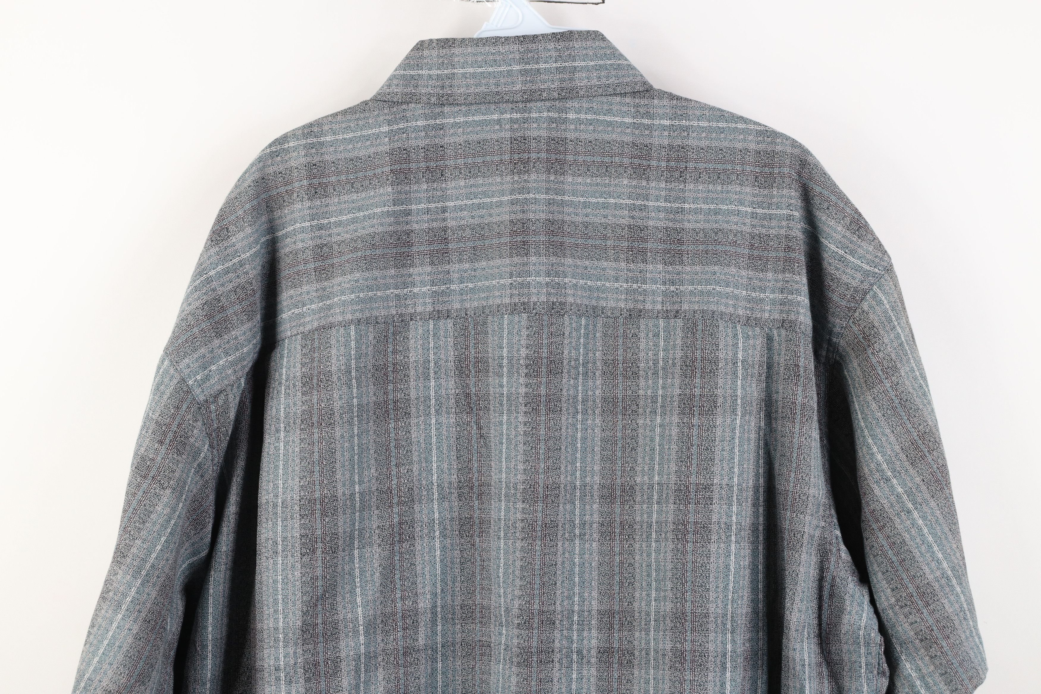 Vintage Vintage 90s Streetwear Knit Short Sleeve Button Down Shirt Size US XL / EU 56 / 4 - 10 Thumbnail