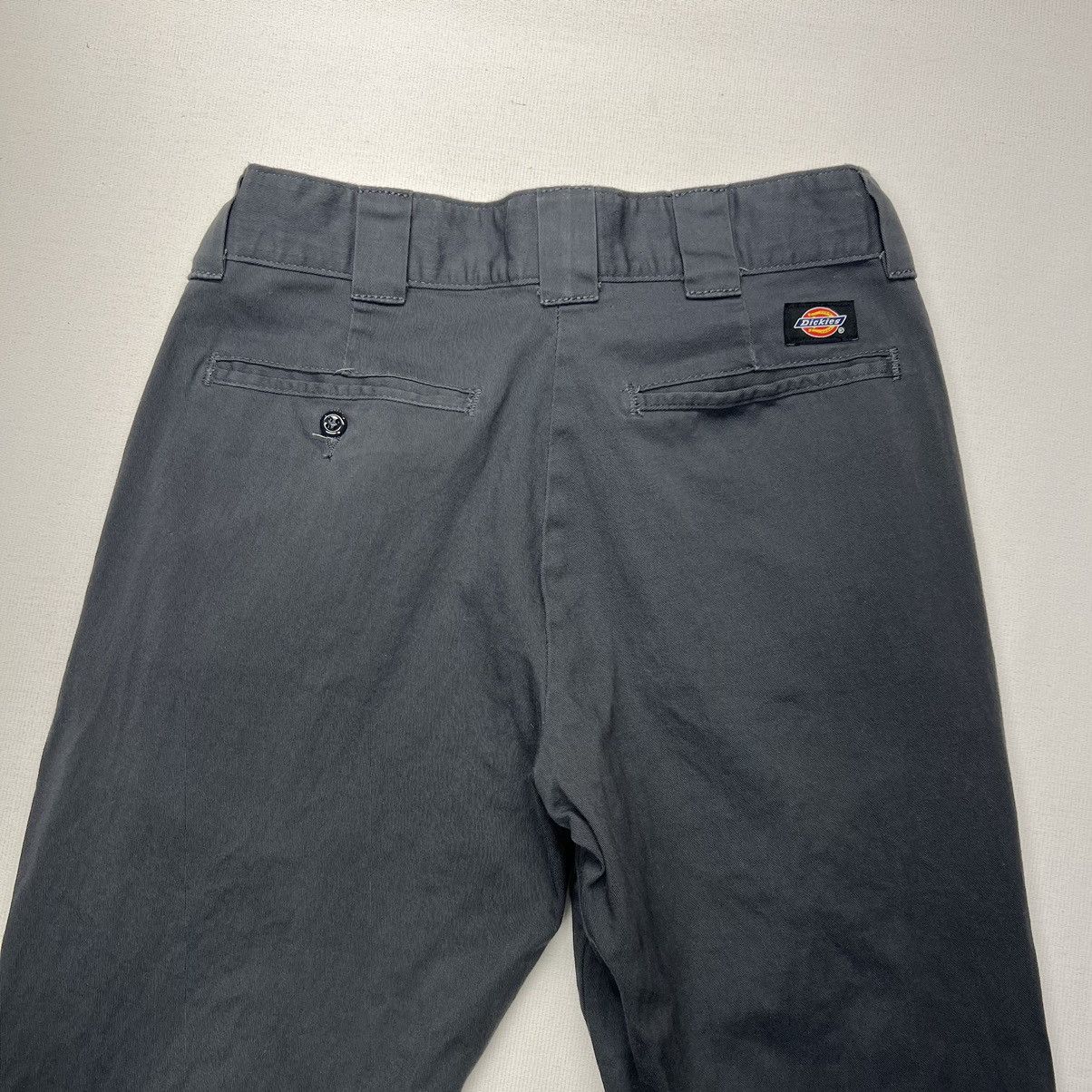 Dickies Dickies Pants Grey Slim Taper Leg Chino Workwear Casual Size US 30 / EU 46 - 9 Thumbnail