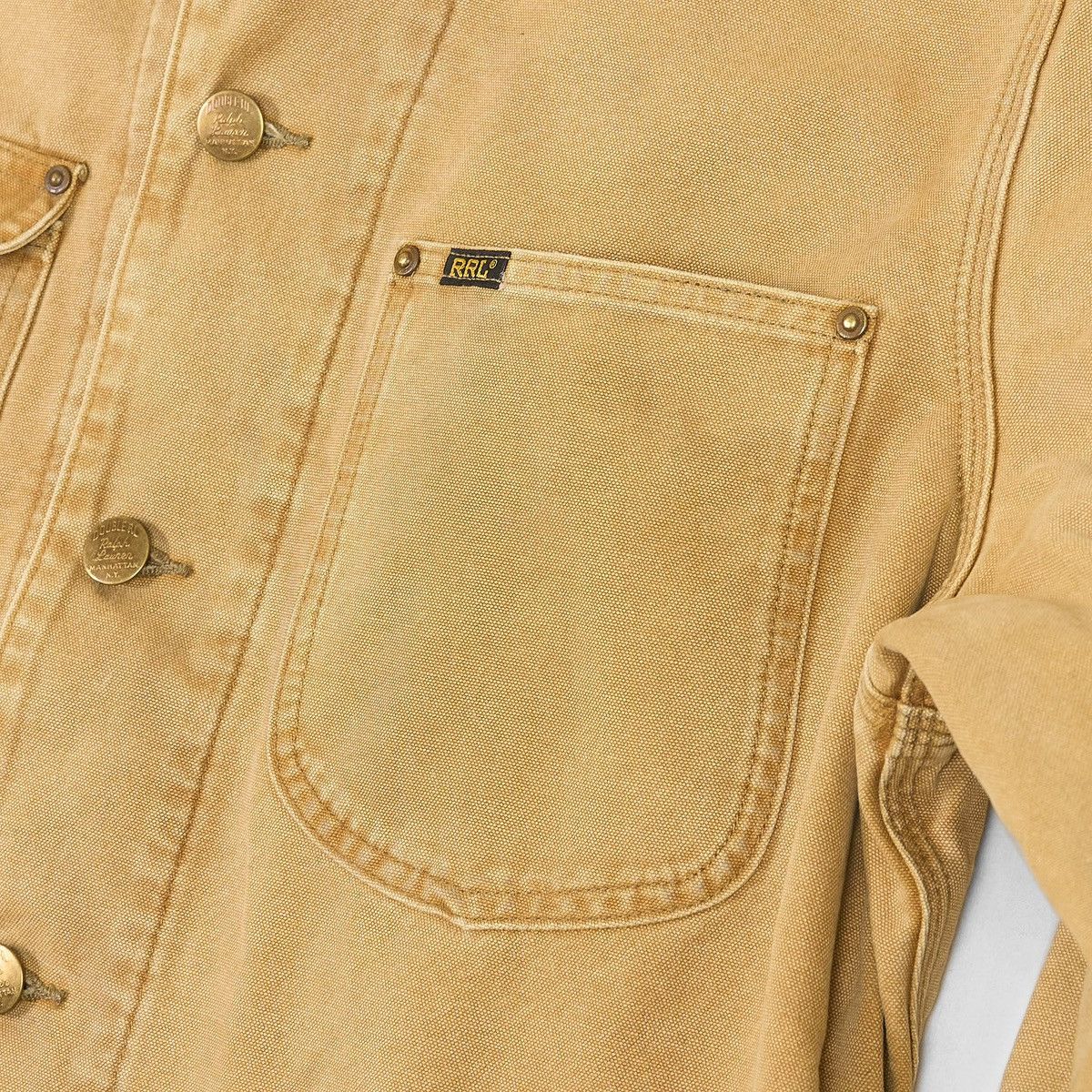 RRL Ralph Lauren Double RL Lynn Wool Lined Work Jacket Size US XL / EU 56 / 4 - 15 Thumbnail