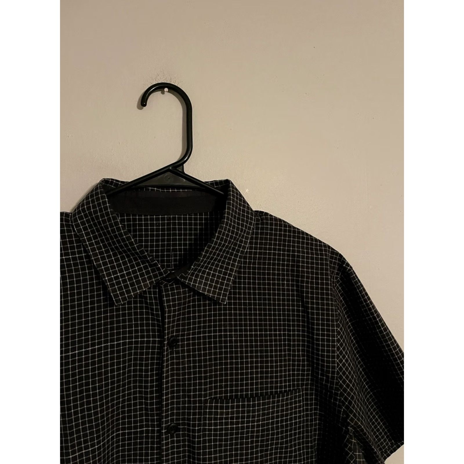 Lululemon Lululemon Black Checkered Short Sleeve Button-Up Casual Shirt - Men's Medium Size US M / EU 48-50 / 2 - 2 Thumbnail